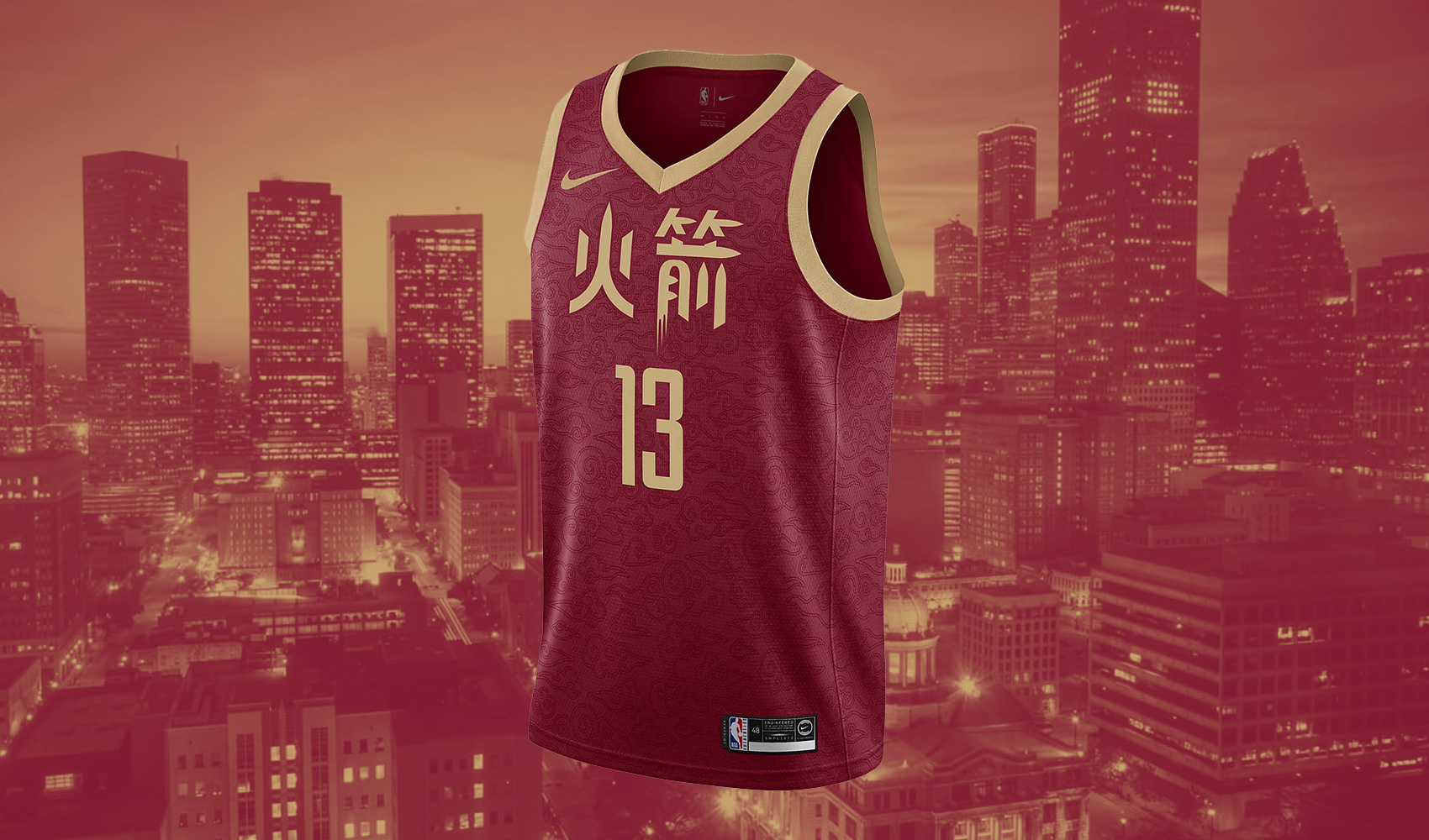 houston rockets jersey city edition